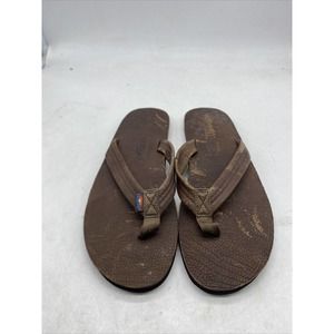 Rainbow Sandals Mens Luxury Leather - Flip Flop XXXL 13.5-15 D5